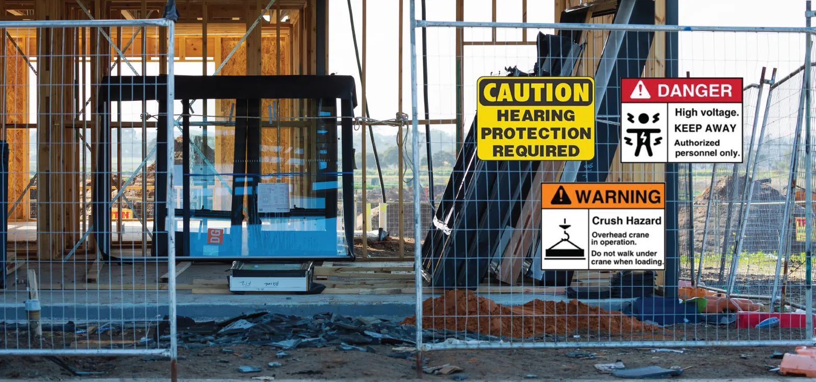 Construction Site Signs Example 