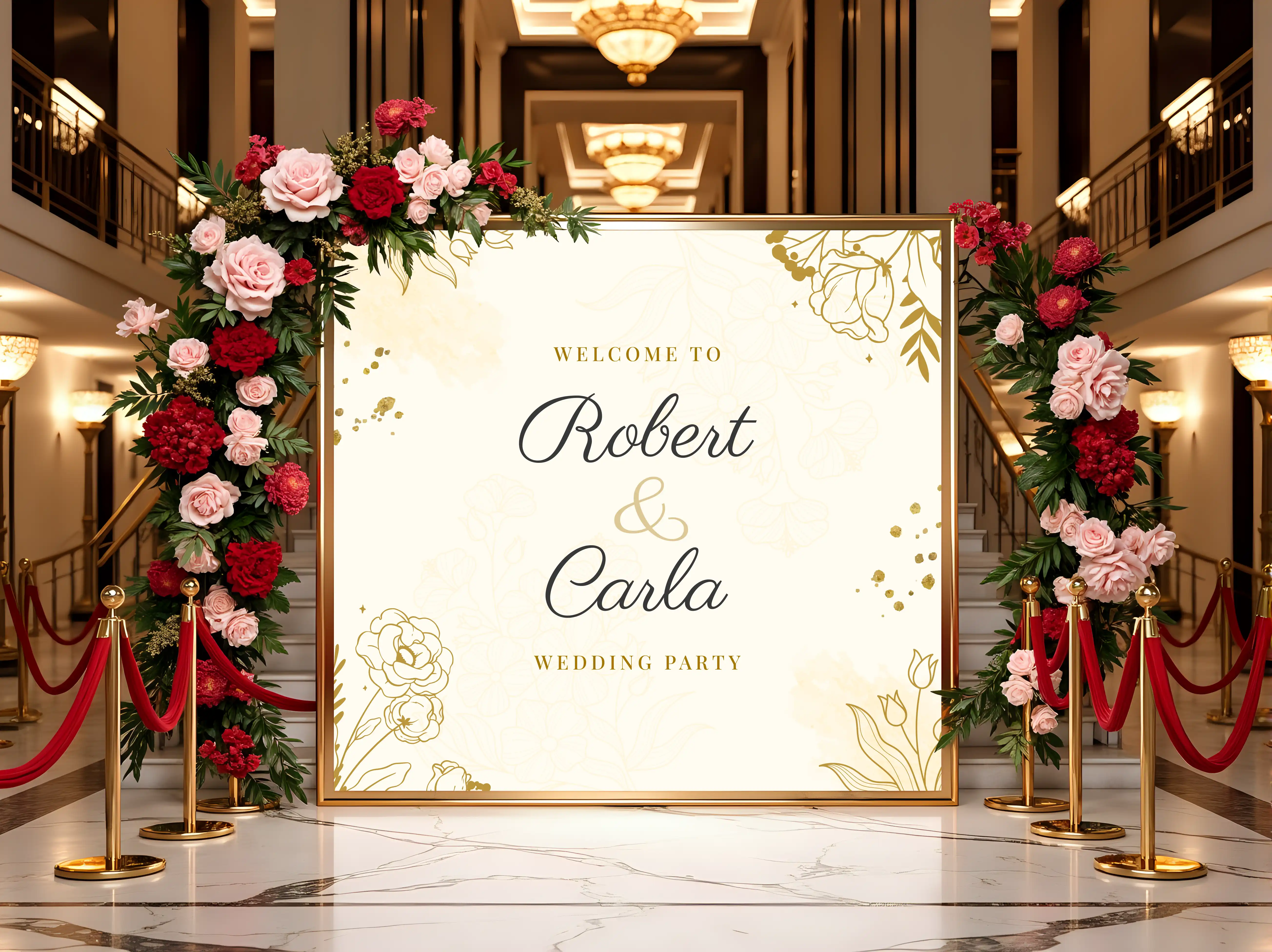 Wedding Step and Repeat Photo Wall Atlanta, GA