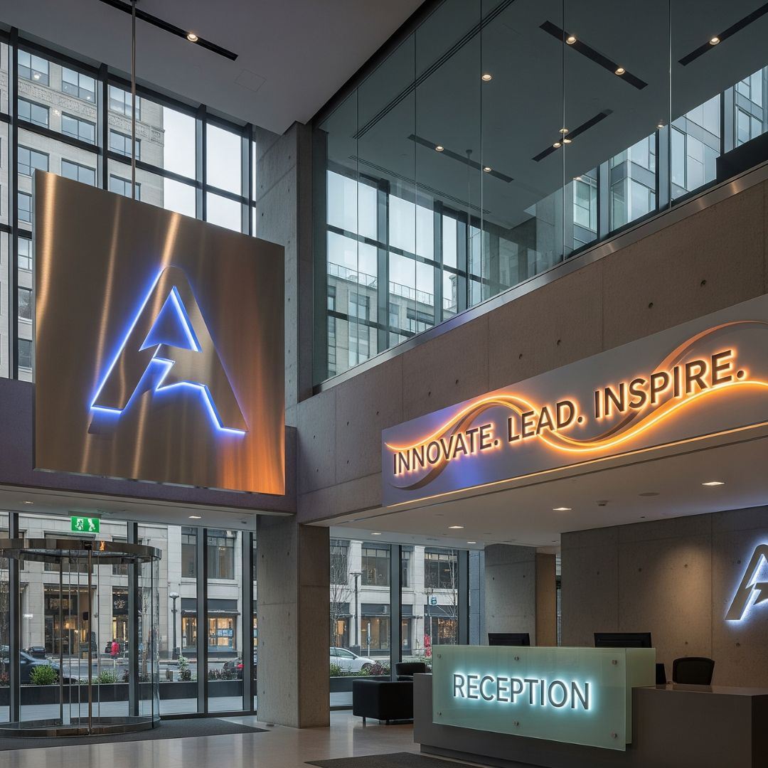 photo of interior signage