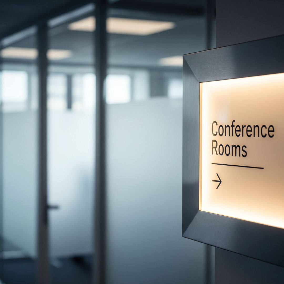 photo of interior signage