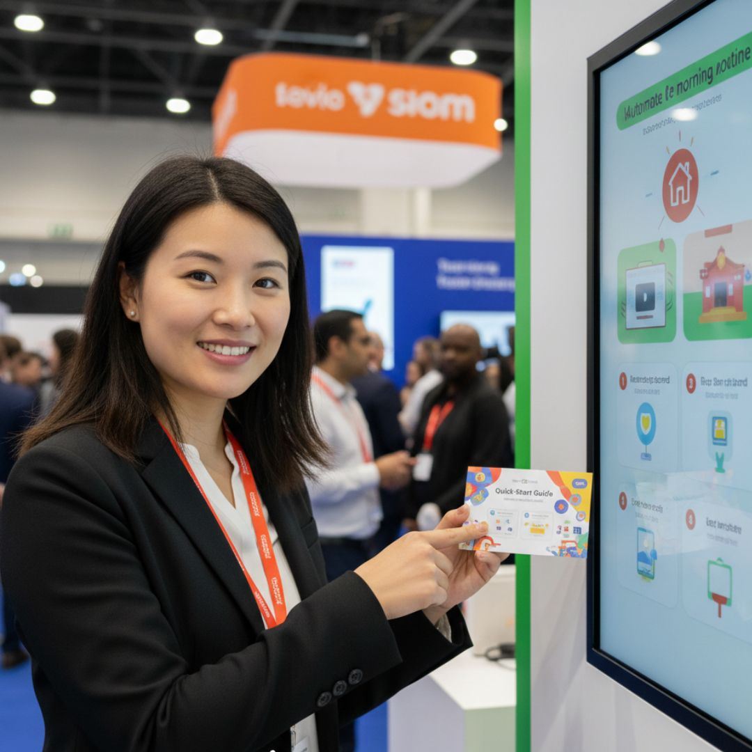 photo of trade show materials