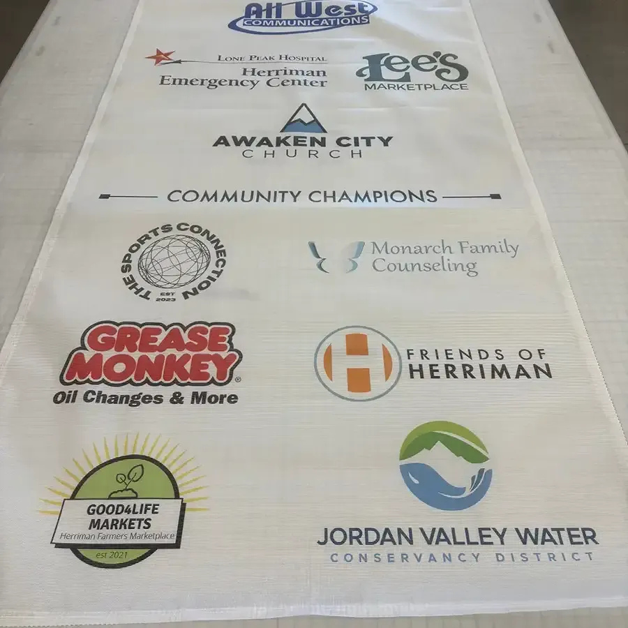 mesh banners at alphagraphics west jordan
