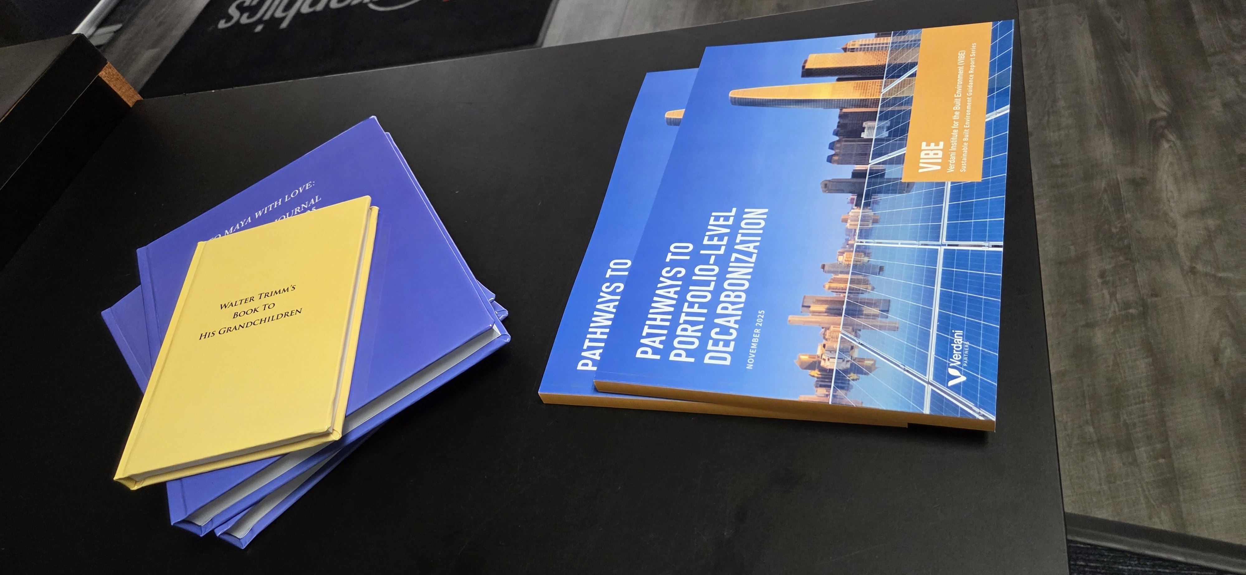 Perfect bound and hard cover bound books