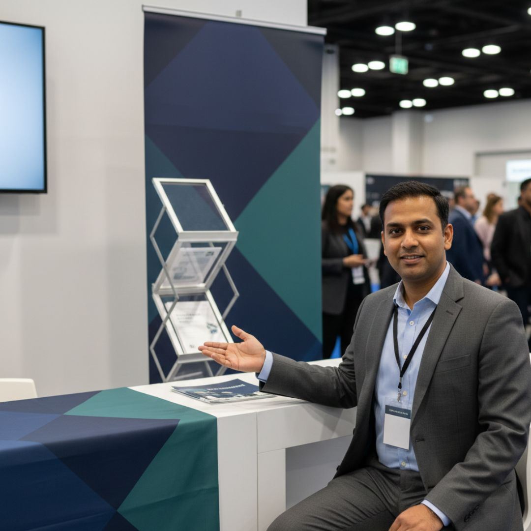 photo of trade show materials