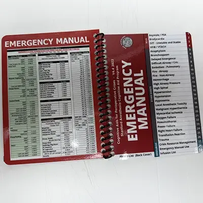 custom manual at AlphaGraphics SOMA_Moscone