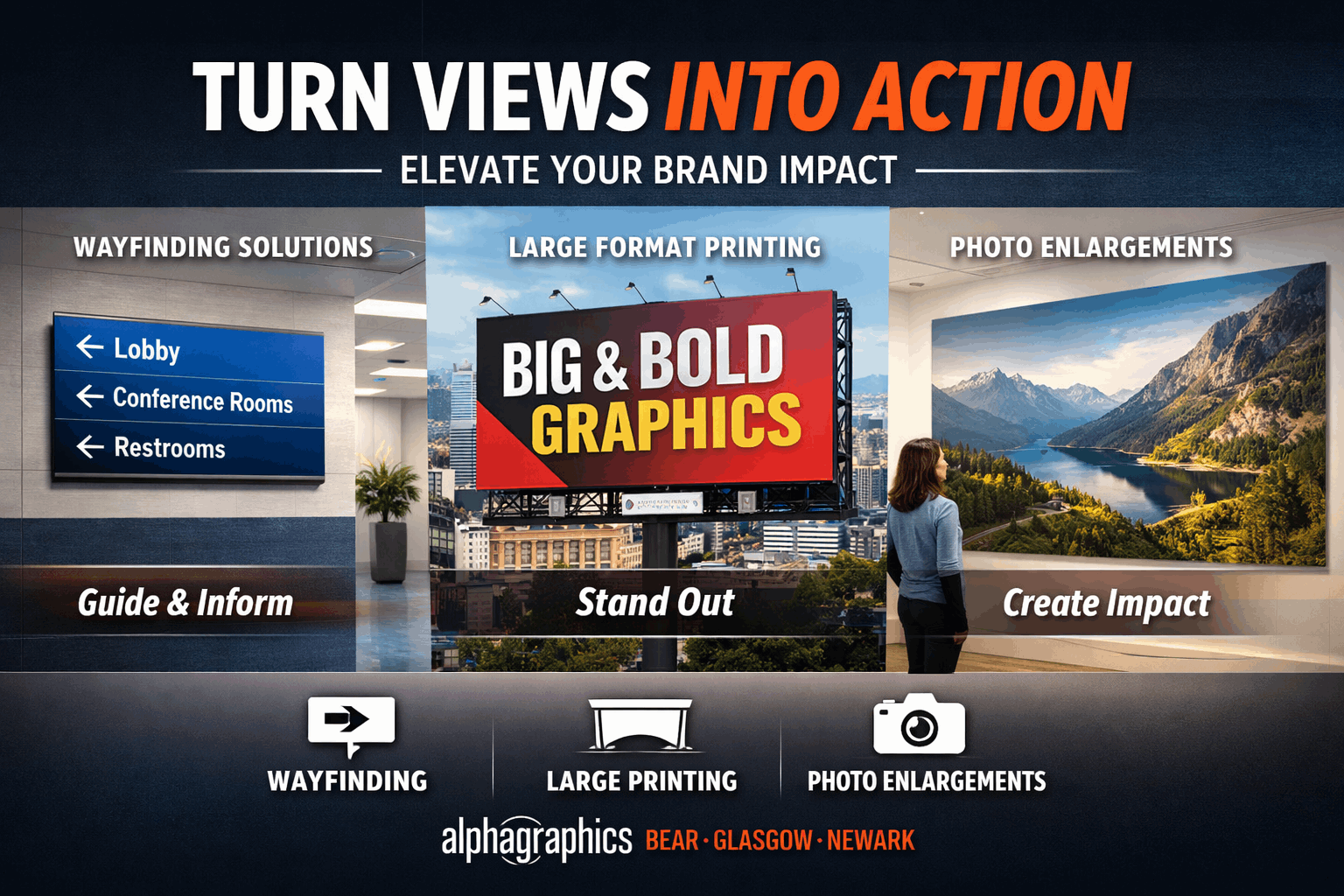 Enhancing Customer Experience with Wayfinding, Large Format Printing & Photo Enlargements