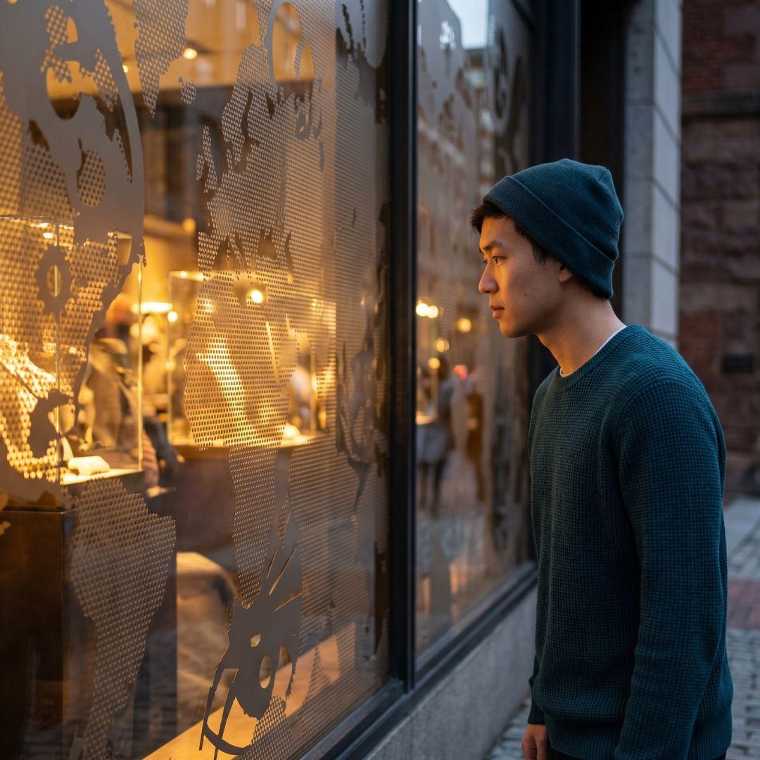 photo of window graphics