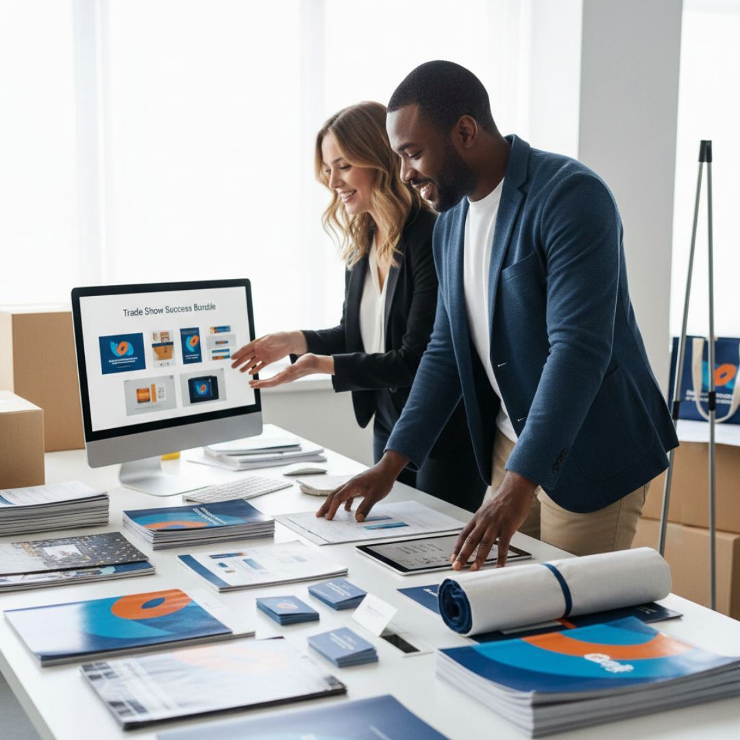 photo of trade show materials