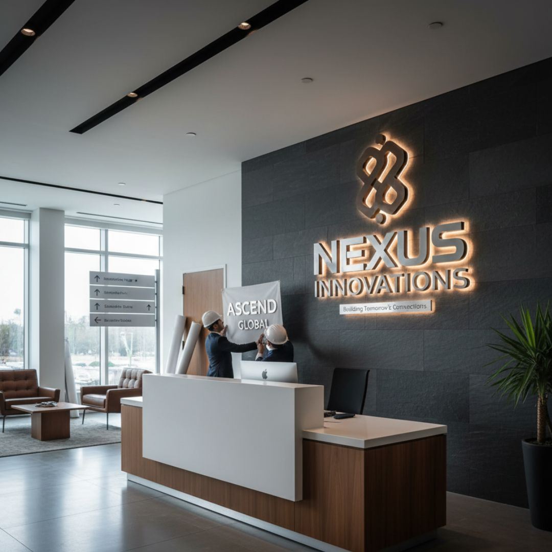 photo of interior signage