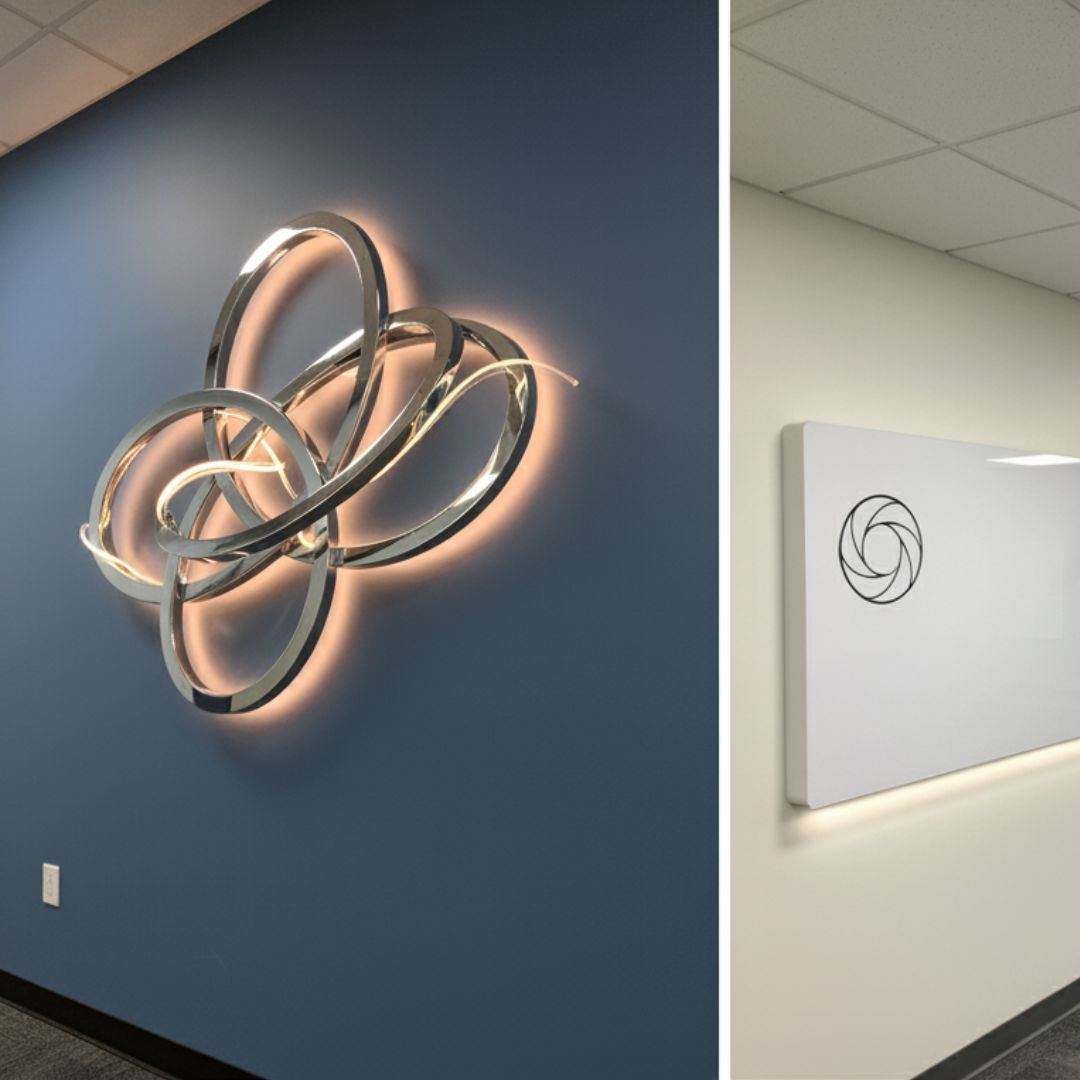 photo of interior signage