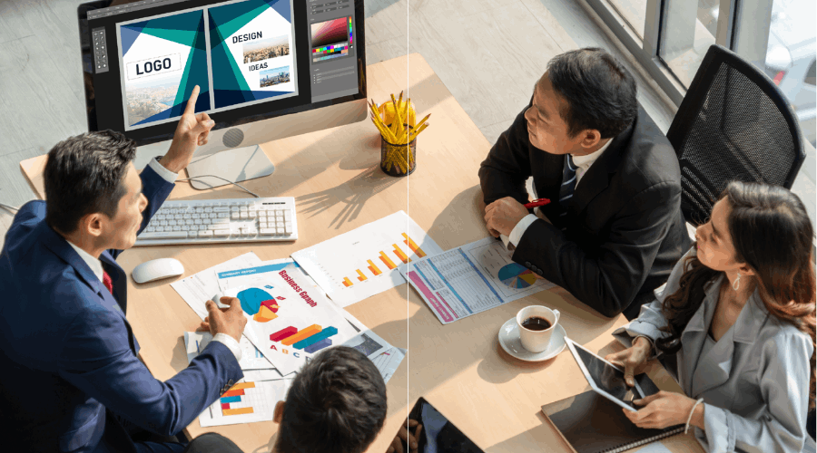 marketing team creating a strategic plan 900x500