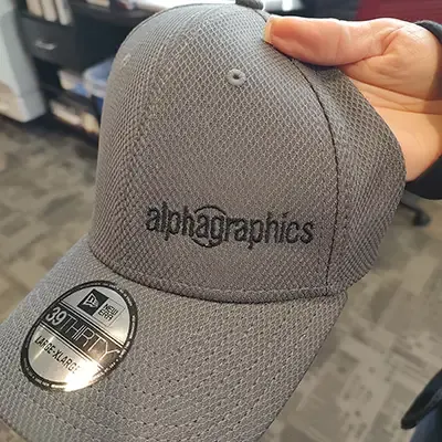custom hat at AlphaGraphics Idaho Falls