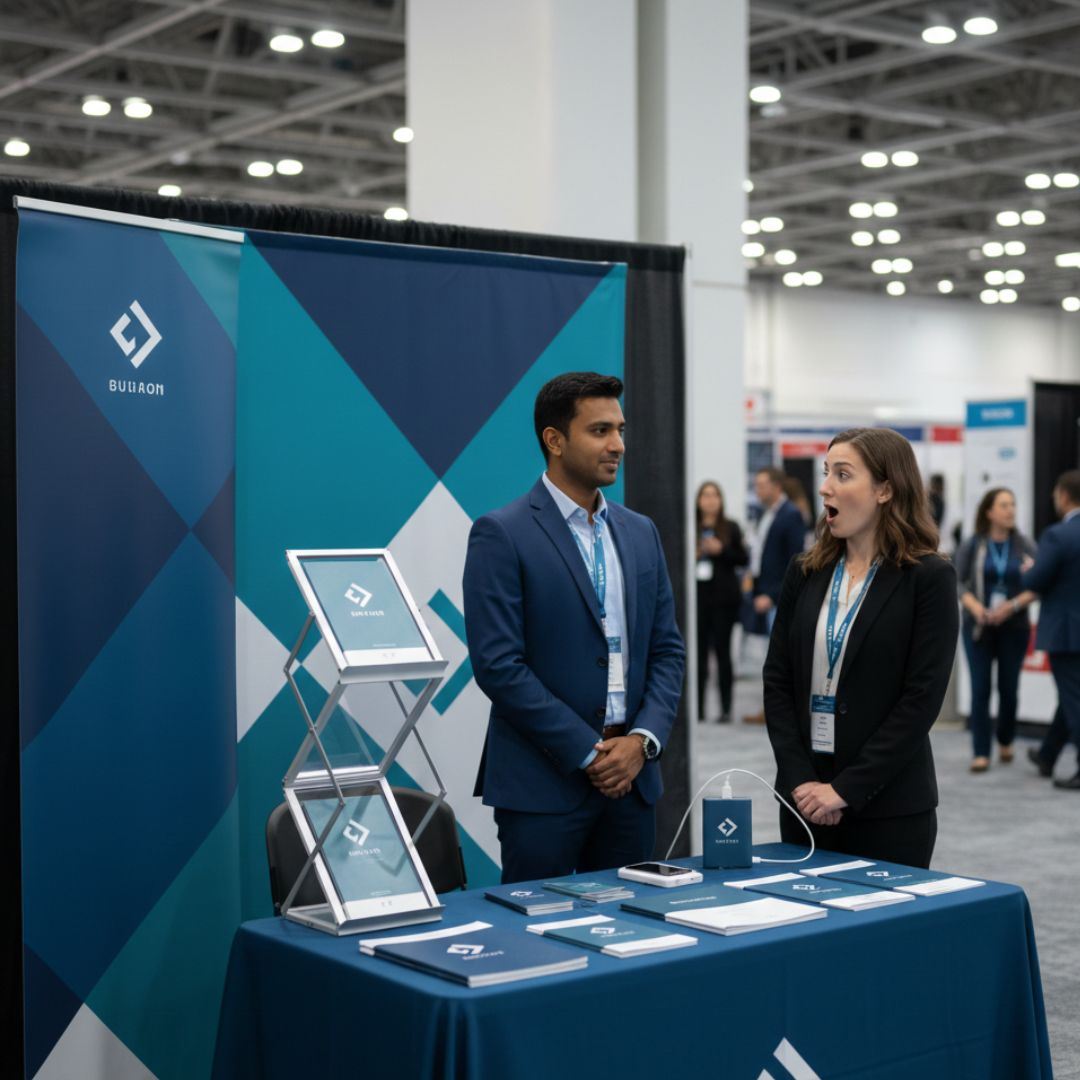 photo of trade show materials