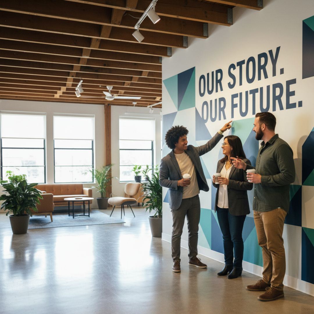 photo of interior signage