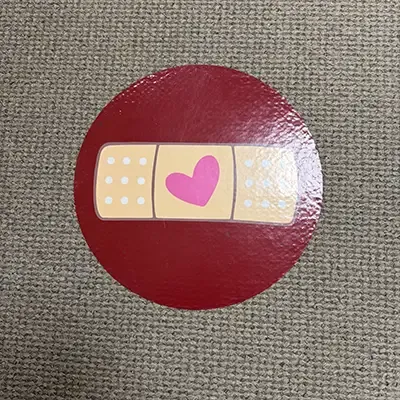 floor sign at AlphaGraphics Apple Valley