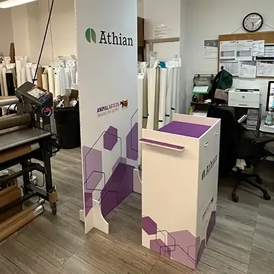 foam board at AlphaGraphics Downtown San Francisco