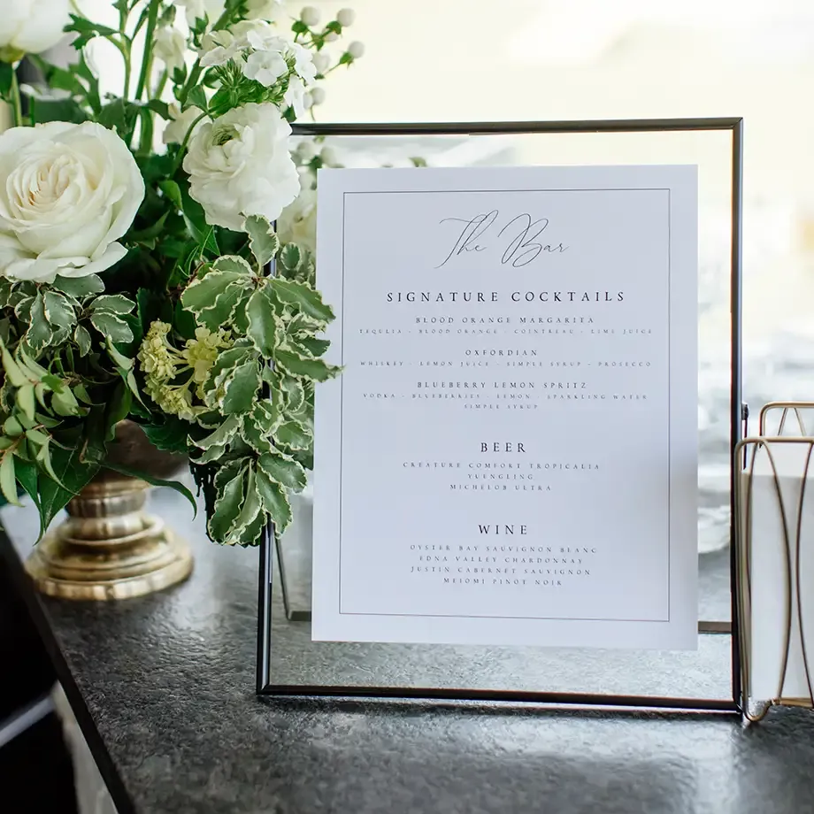 cocktail menu printing at AlphaGraphics Nashville _ Music City