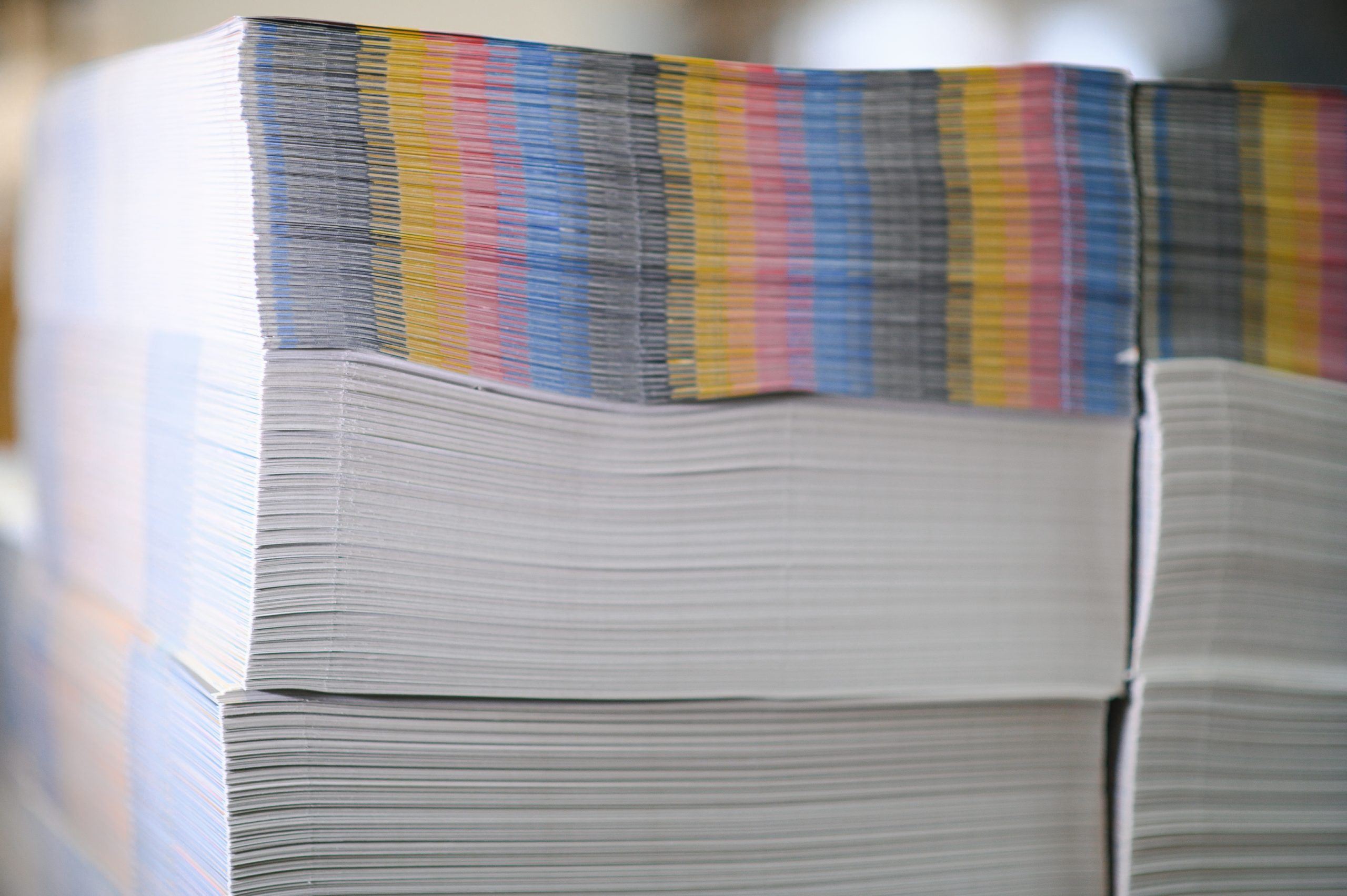 Large quantity bulk manufacturing printing