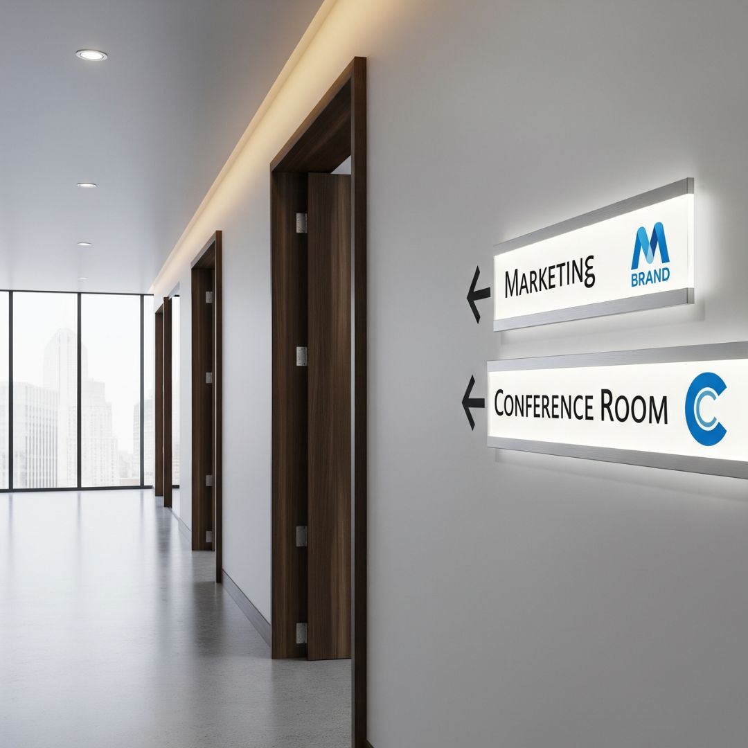 photo of interior signage