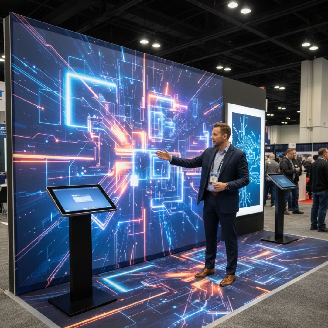 photo of trade show materials